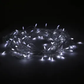 100 LED String Light with Connector - White