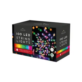 100 Led String Lights Mains Multi Colour