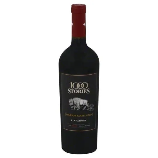 1000 Stories Zinfandel Red Wine, California, 15.5% ABV, 750ml Glass Bottle, 5-150ml Servings