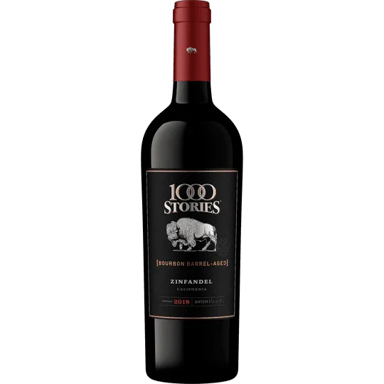 1000 Stories Zinfandel Red Wine, California, 15.5% ABV, 750ml Glass Bottle, 5-150ml Servings