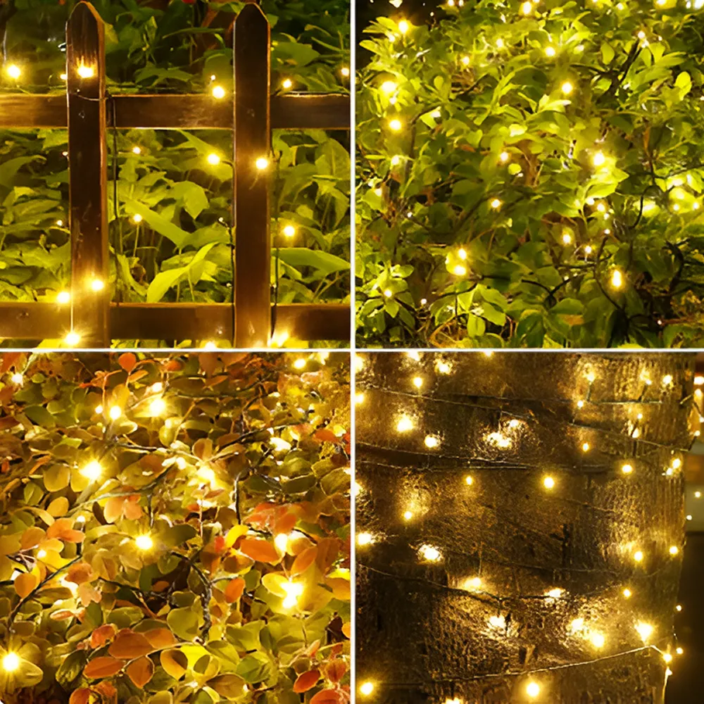 10M Solar Powered 100 Led Fairy String Lights P24-9-3