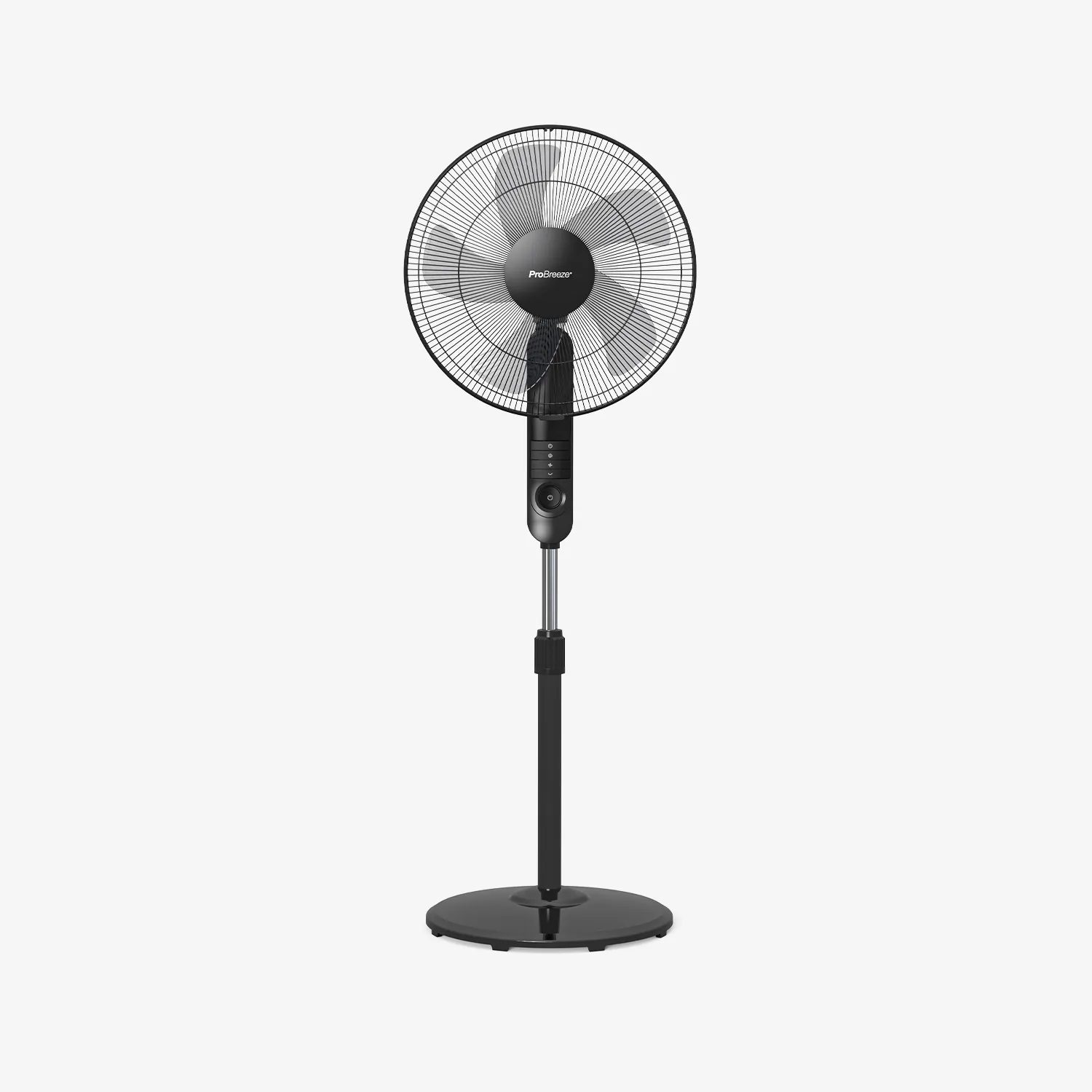 16" Pedestal Fan with 4 Fan Modes and Remote Control - Black