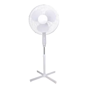 16" Pedestal Height Adjustable Oscillating Fan with Variable Speeds