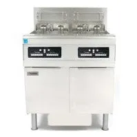 2 Full Pot Electric Fryer W/Built in Filtration with SMART4U® K3000 Controller.