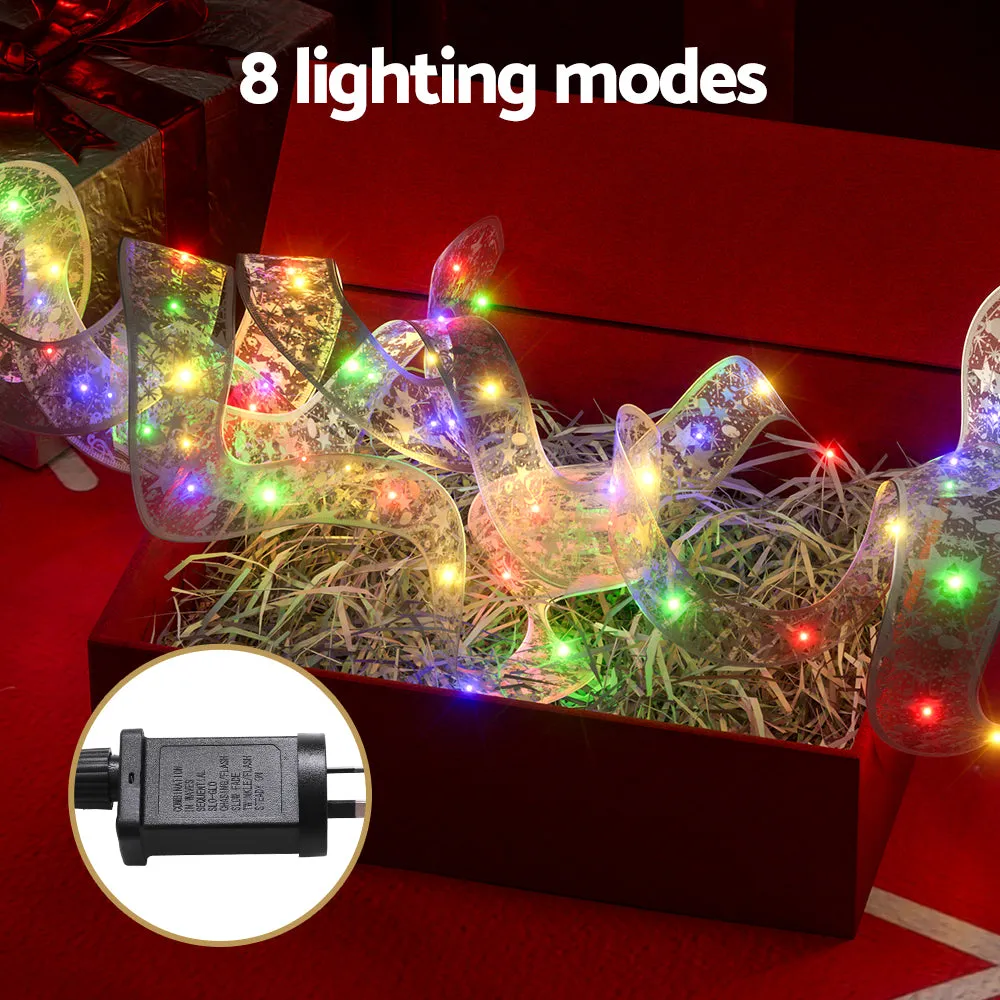 20M LED Ribbon Fairy Christmas Lights, 8 Modes, Jingle Jollys