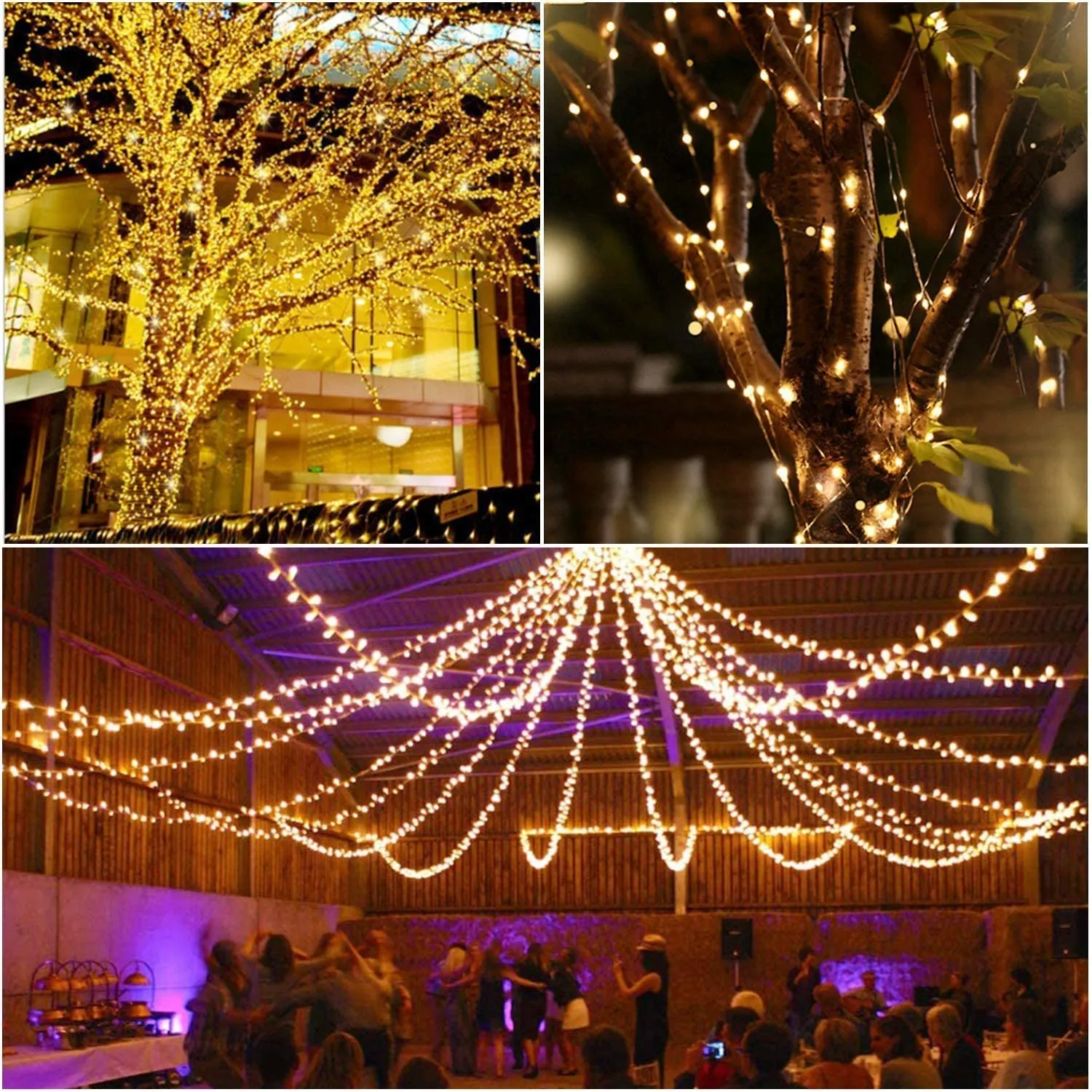 240 LED Solar String Lights Outdoor Garden