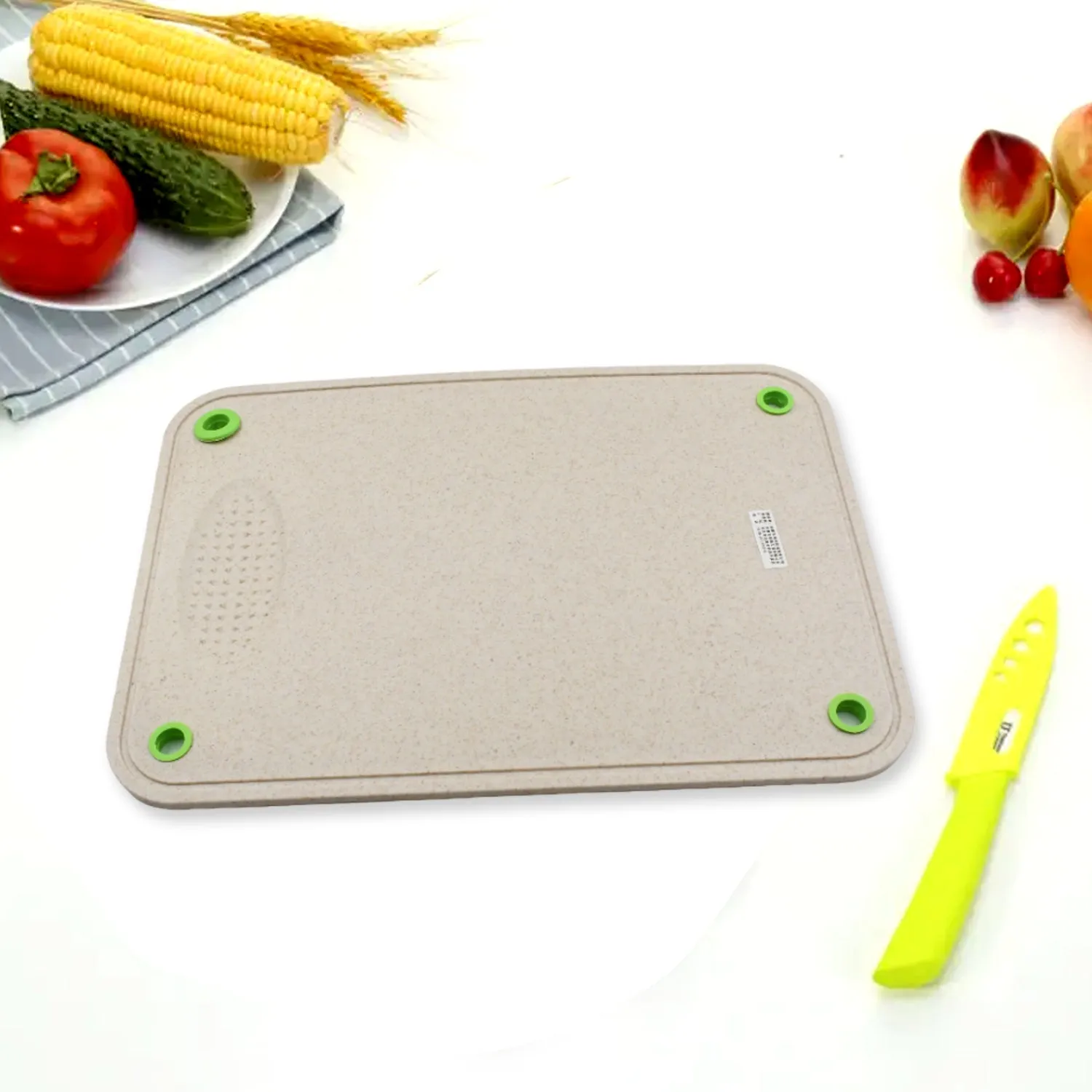 2400 Kitchen Chopping Board Household Double-sided Cutting Board Knife Board Vegetable Cutting and Fruit Multi-purpose Plastic Sticky Board Cutting board