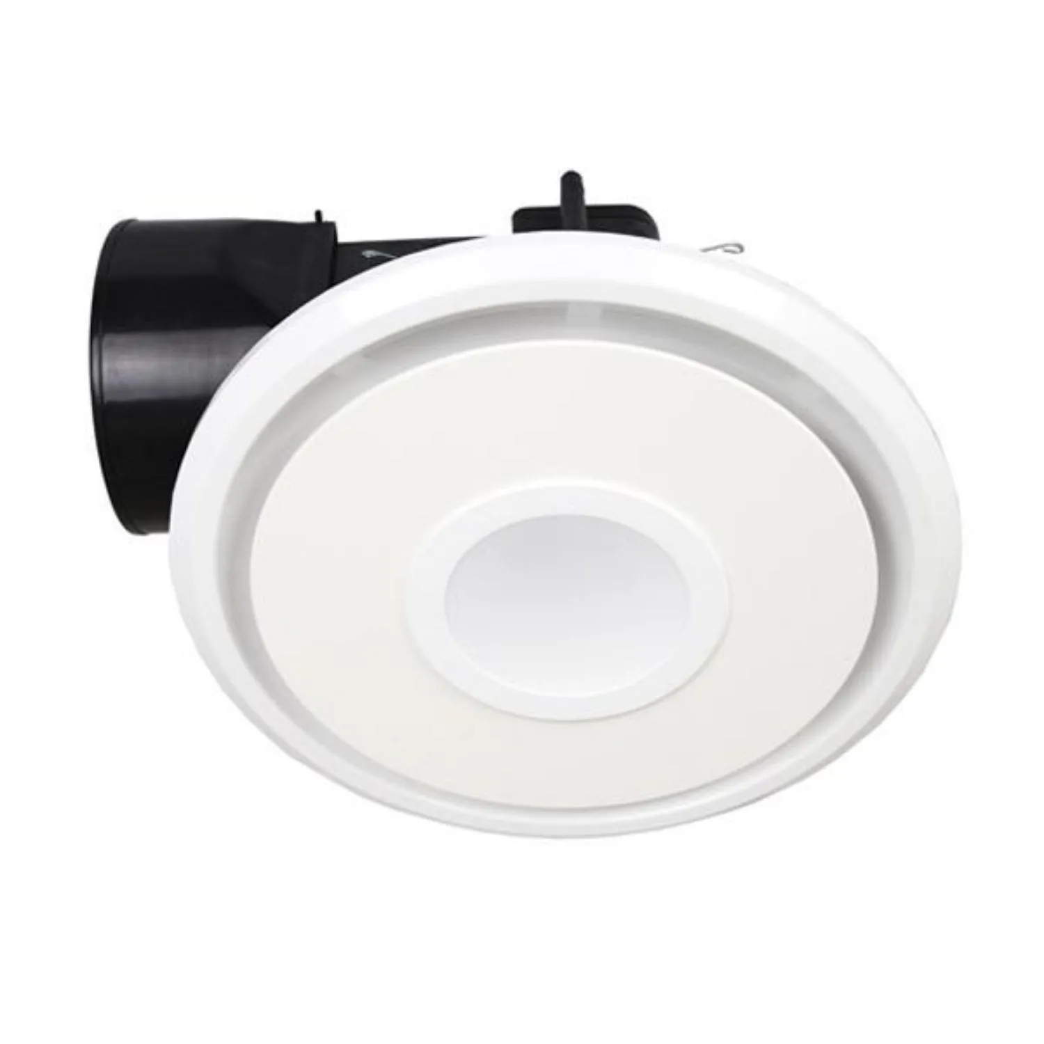 270/320m³/h Emeline II Bathroom Exhaust Fan w/ LED Light in Black/White (Round/Square)