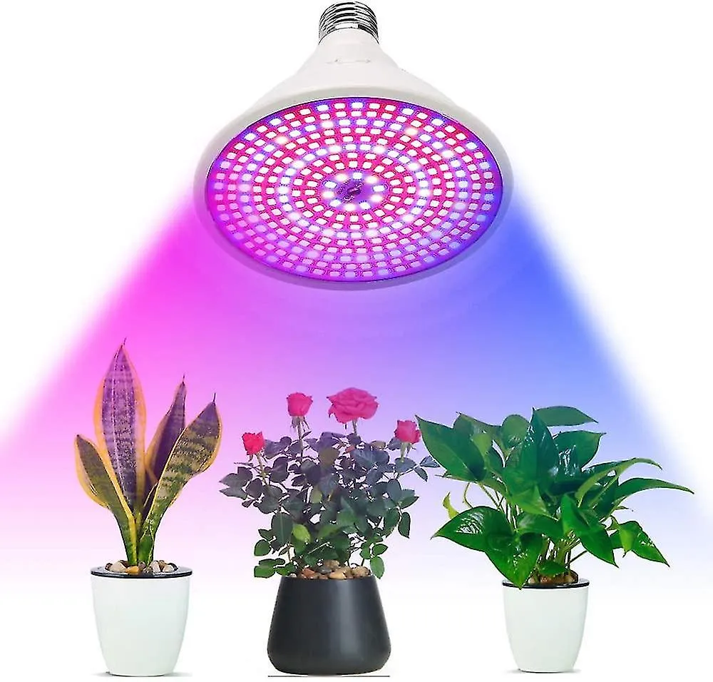 2Pcs 48 LEDs E27 LED Grow Light Bulb For Indoor Plants - Full Spectrum Lamp Garden Decorate AZ22608