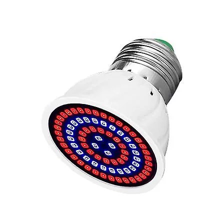 2Pcs 48 LEDs E27 LED Grow Light Bulb For Indoor Plants - Full Spectrum Lamp Garden Decorate AZ22608