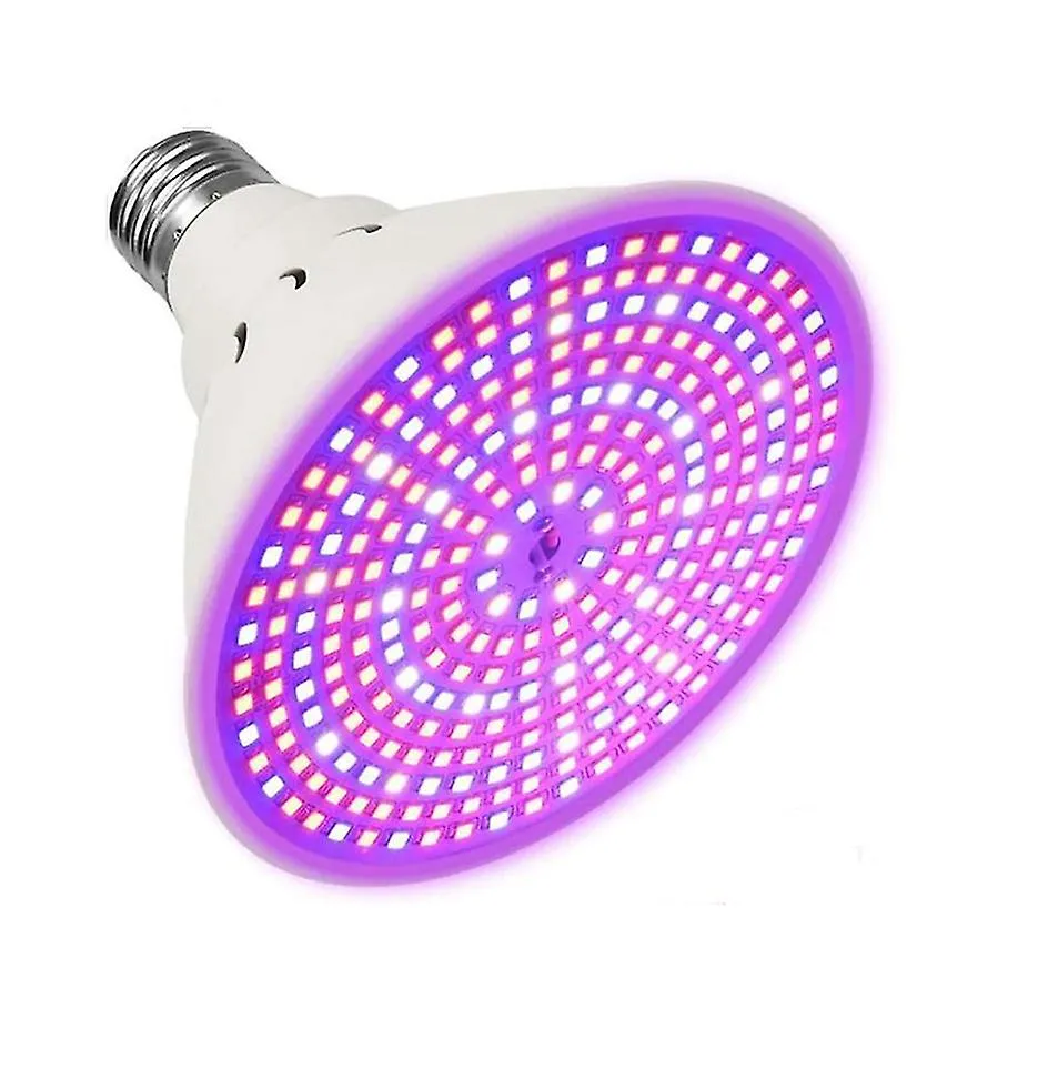 2Pcs 48 LEDs E27 LED Grow Light Bulb For Indoor Plants - Full Spectrum Lamp Garden Decorate AZ22608