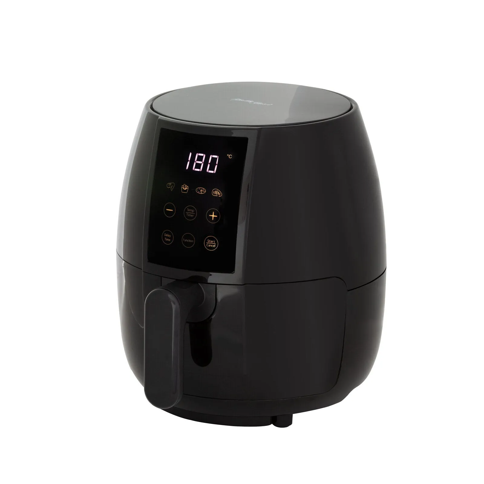 3L Digital Air Fryer with 200 C, Non-Stick & Removable Basket