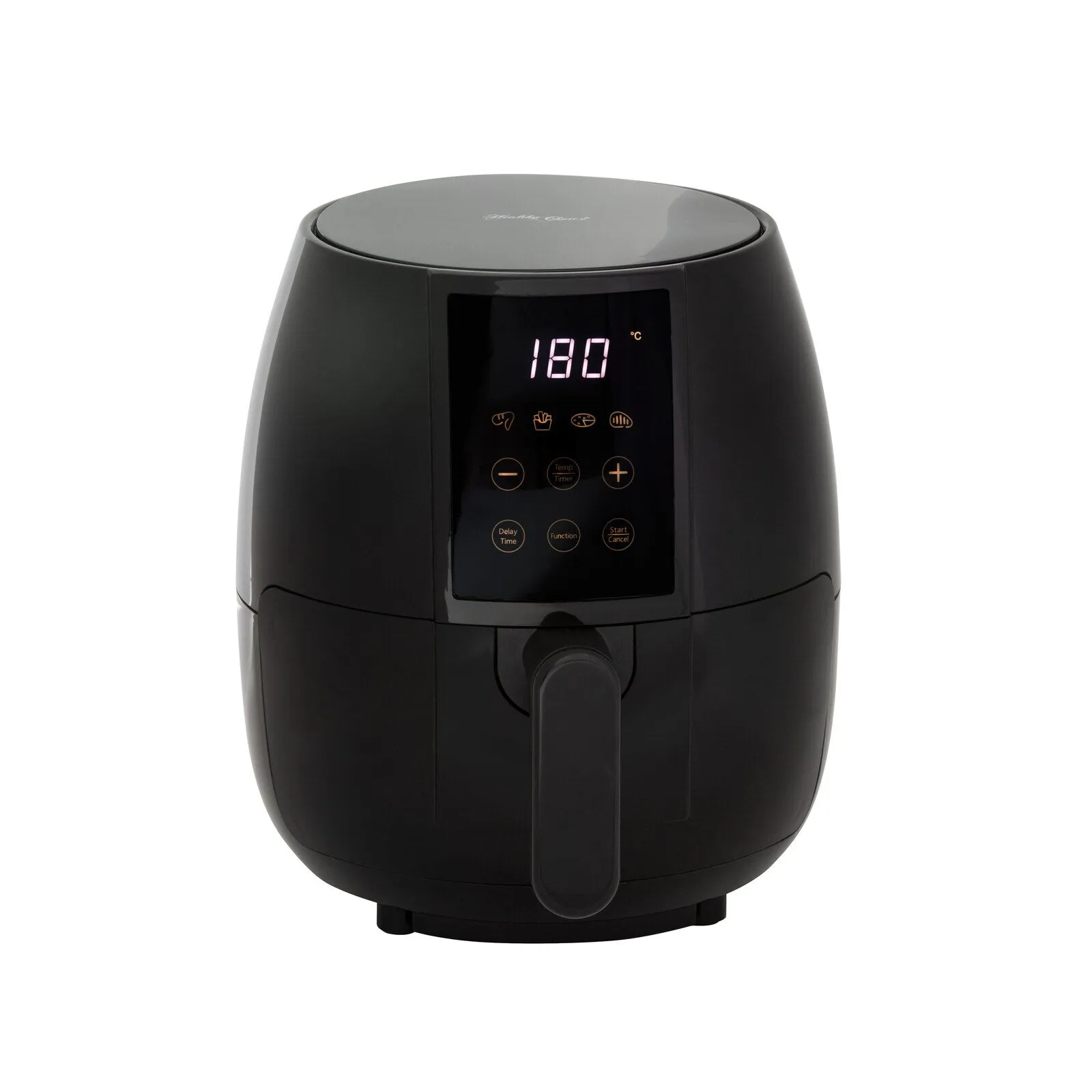 3L Digital Air Fryer with 200 C, Non-Stick & Removable Basket