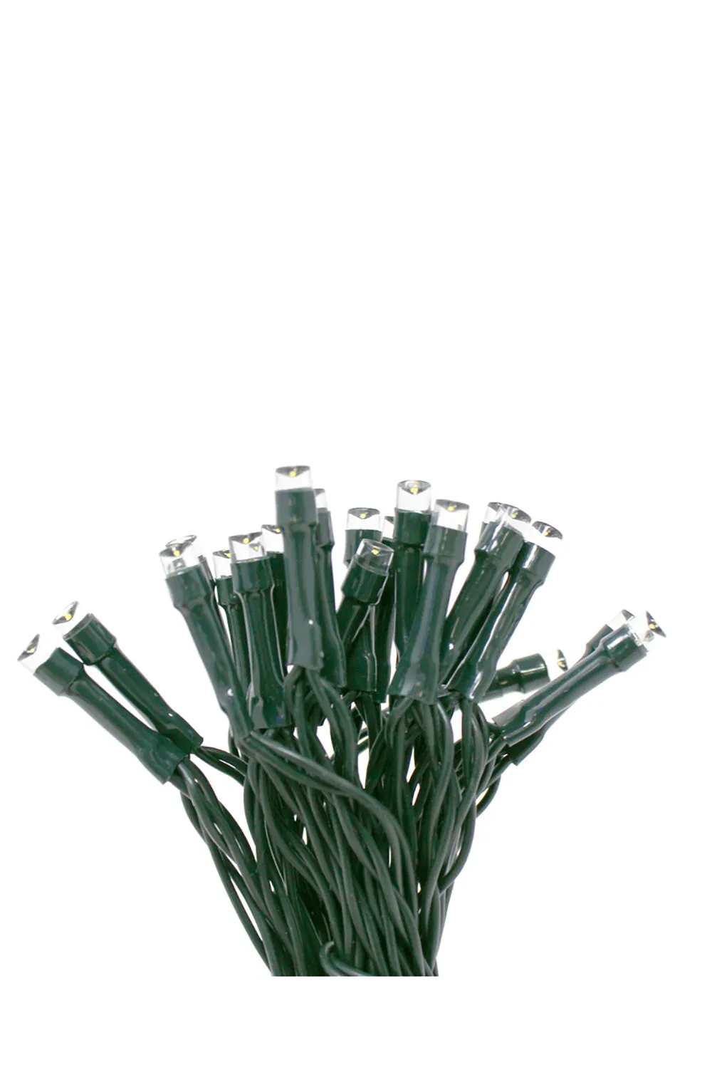 40 LED String Light with Green Wire - Battery Operated