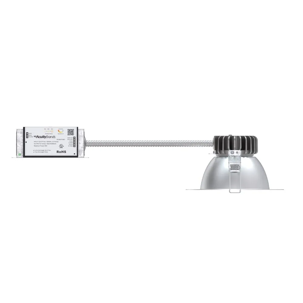 6 Inch LBR Commercial LED Recessed Light, 25 Watts, 1000|1500|2000 Lumens, Selectable CCT