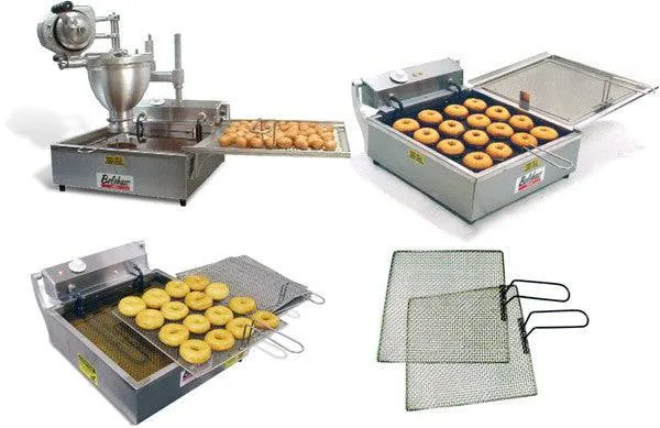 616B Cut-N-Fry for Donuts - Includes Depositor, Plunger, Cylinder, Mount, and Fryer