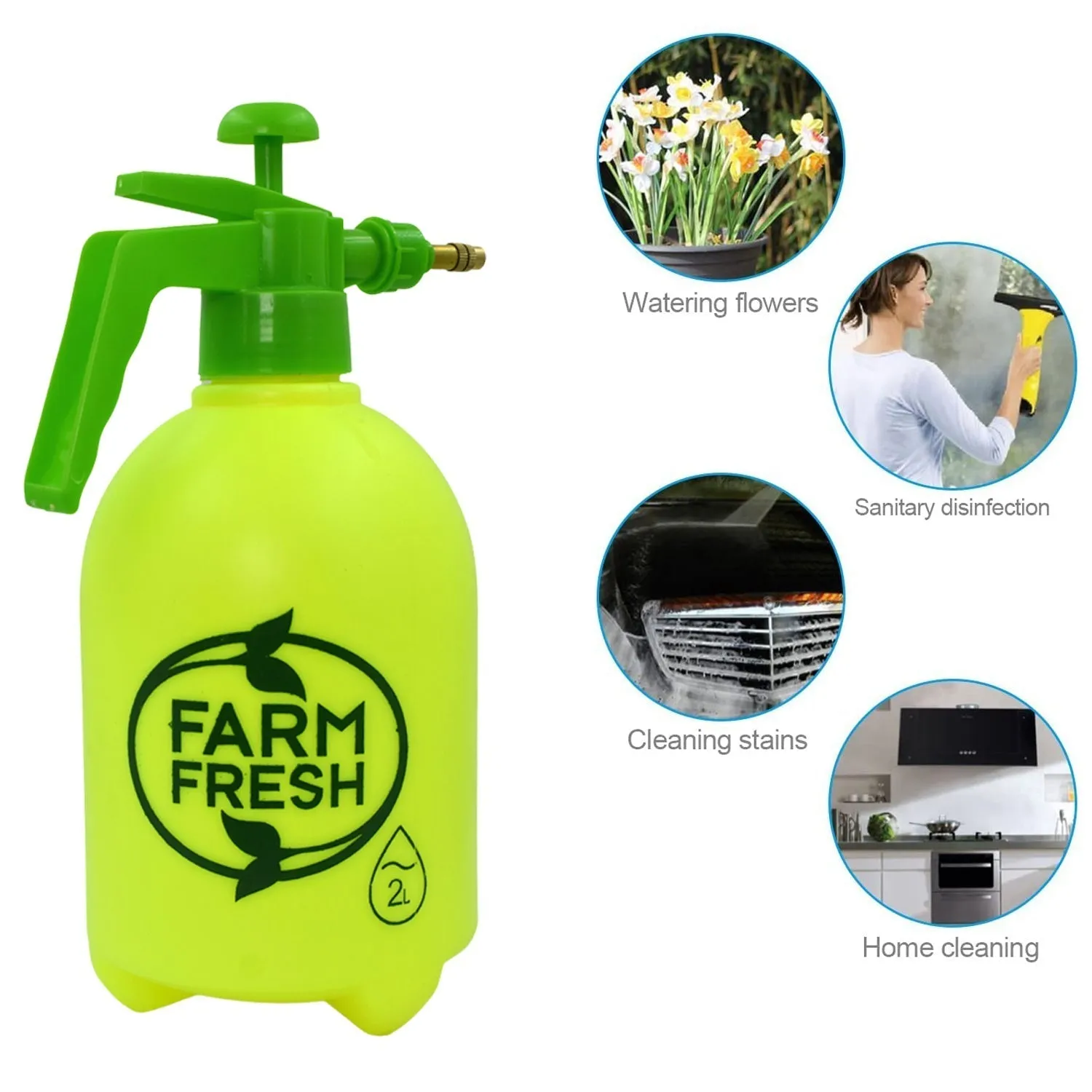 9024 2 L FF Garden Sprayer used in all kinds of garden and park for sprinkling and showering purposes.