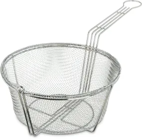 9.75" Fryer Basket Round 6 Mesh (601001)