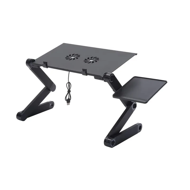 Adjustable Multifunctional Laptop Table With Fan