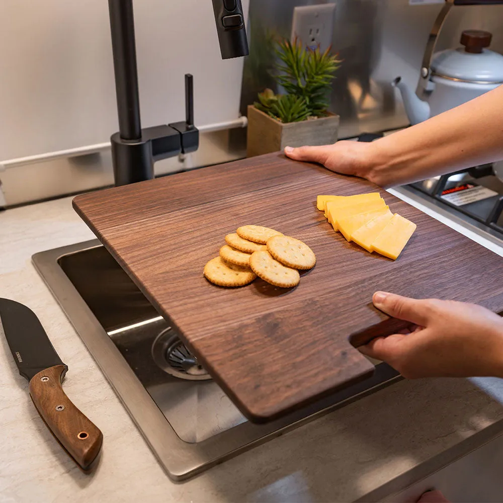 Airstream Custom Sink Cutting Boards for Design Within Reach Travel Trailers