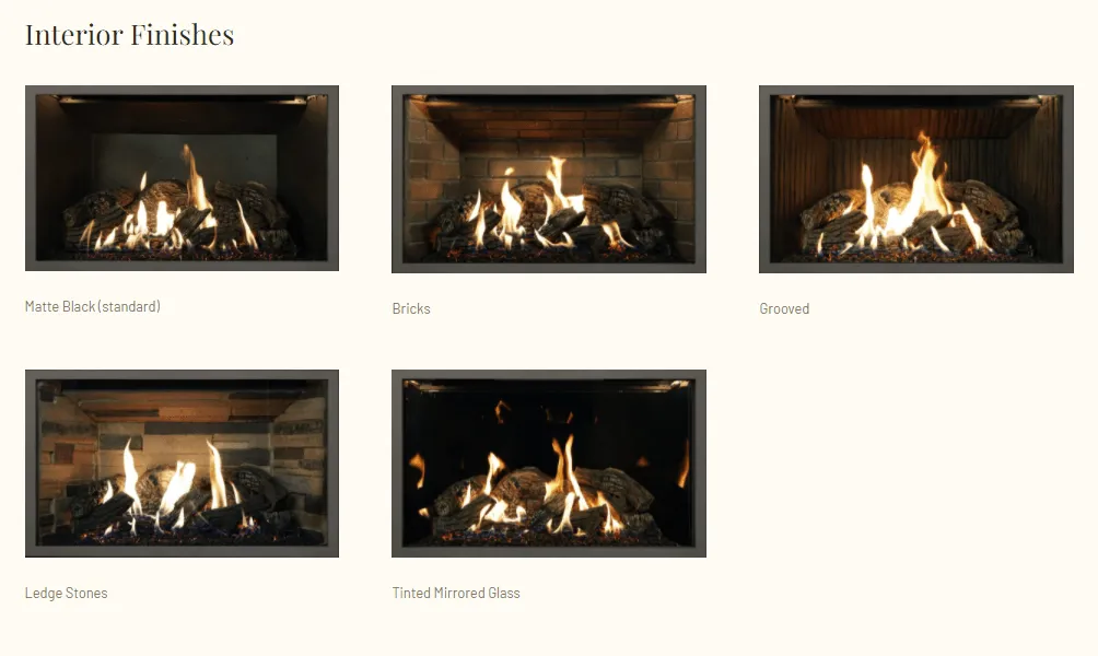 Ambiance Fireplaces Inspiration 34 Gas Insert (Contemporary Burner - No Media)