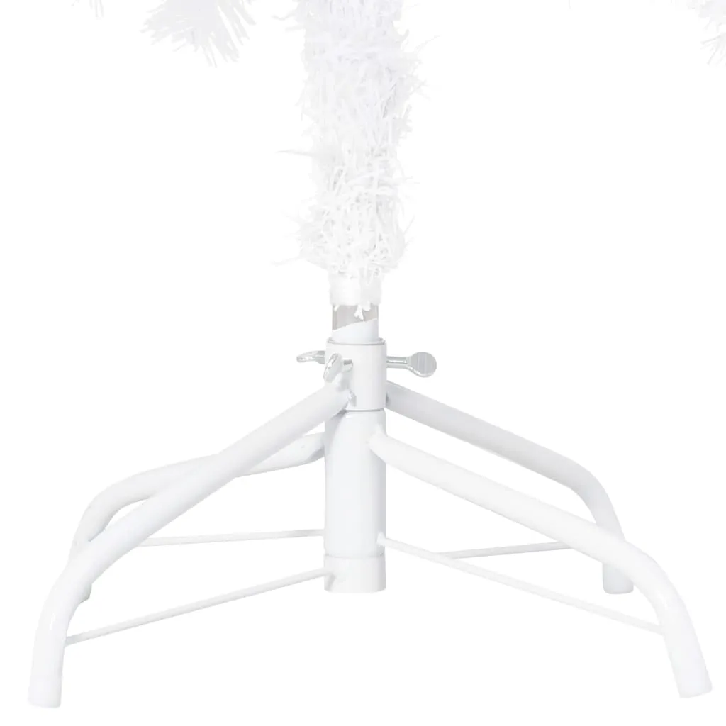 Artificial Pre-lit Christmas Tree with Ball Set White 210 cm PVC