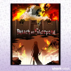 Attack on Sheeptar - Art Print