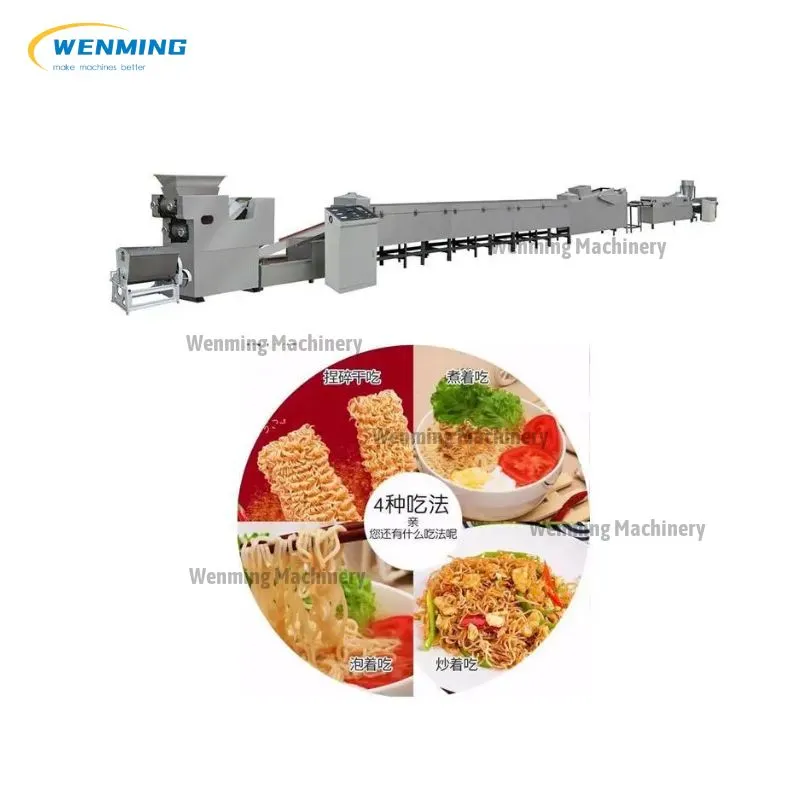 Automatic Instant Noodle Maker Instant Noodle Machine Production Line