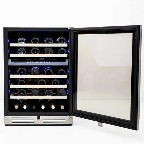 Avanti - 24 Inch 46 Bottle Wine Fridge Refrigerator in Stainless - WCDE46R3S