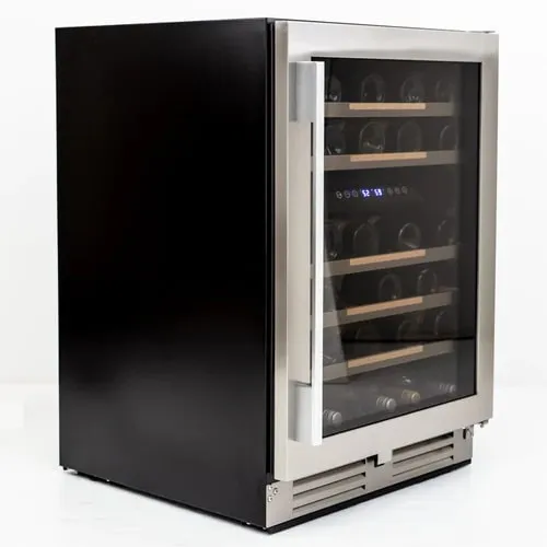 Avanti - 24 Inch 46 Bottle Wine Fridge Refrigerator in Stainless - WCDE46R3S