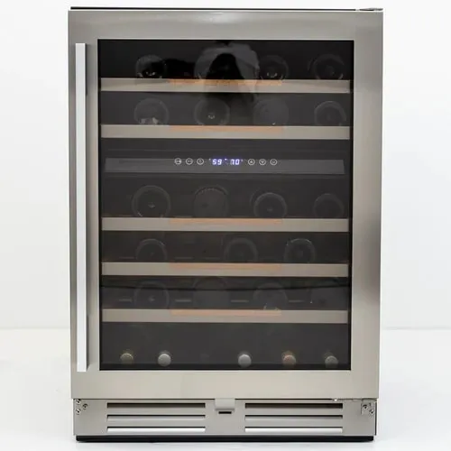 Avanti - 24 Inch 46 Bottle Wine Fridge Refrigerator in Stainless - WCDE46R3S