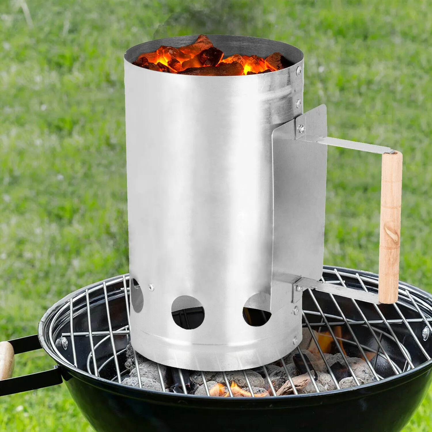 BBQ Charcoal Metal Chimney Starter