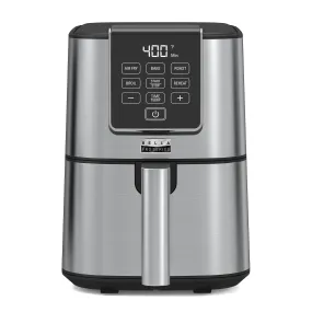 Bella Pro 4.0QT Digital Space Savings Air Fryer, Stainless Steel