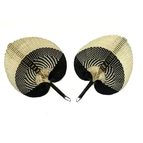 Black and White Decorative Fan