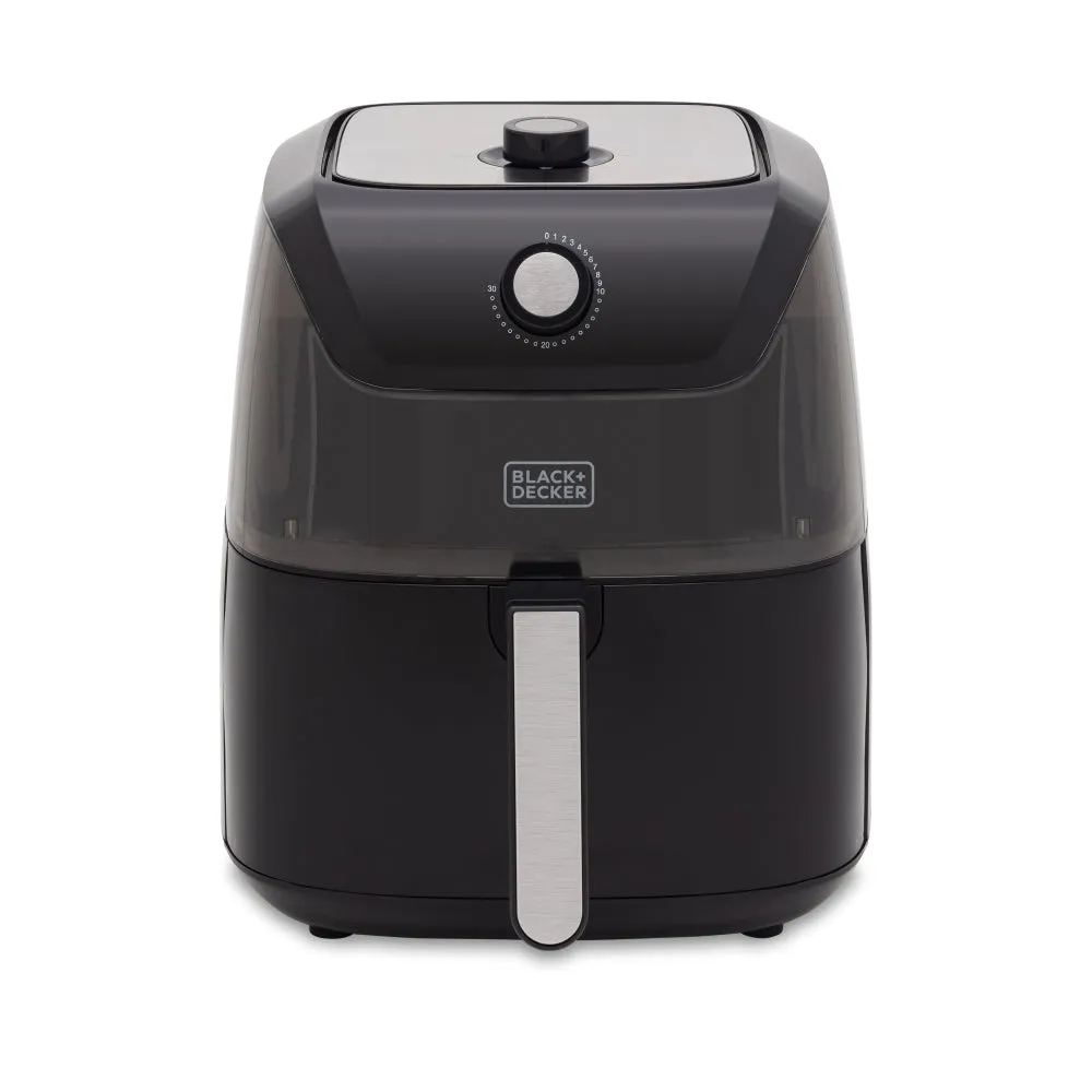 Black Decker Air Fryer Manual 7L  - Black