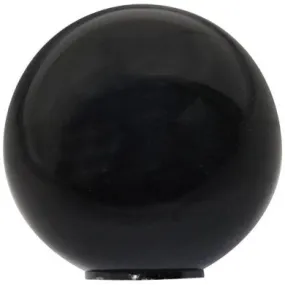 BLACK ROUND BALL KNOB, 1 5/8" DIA, 3/8" THREADED BORE   NRE # 052359