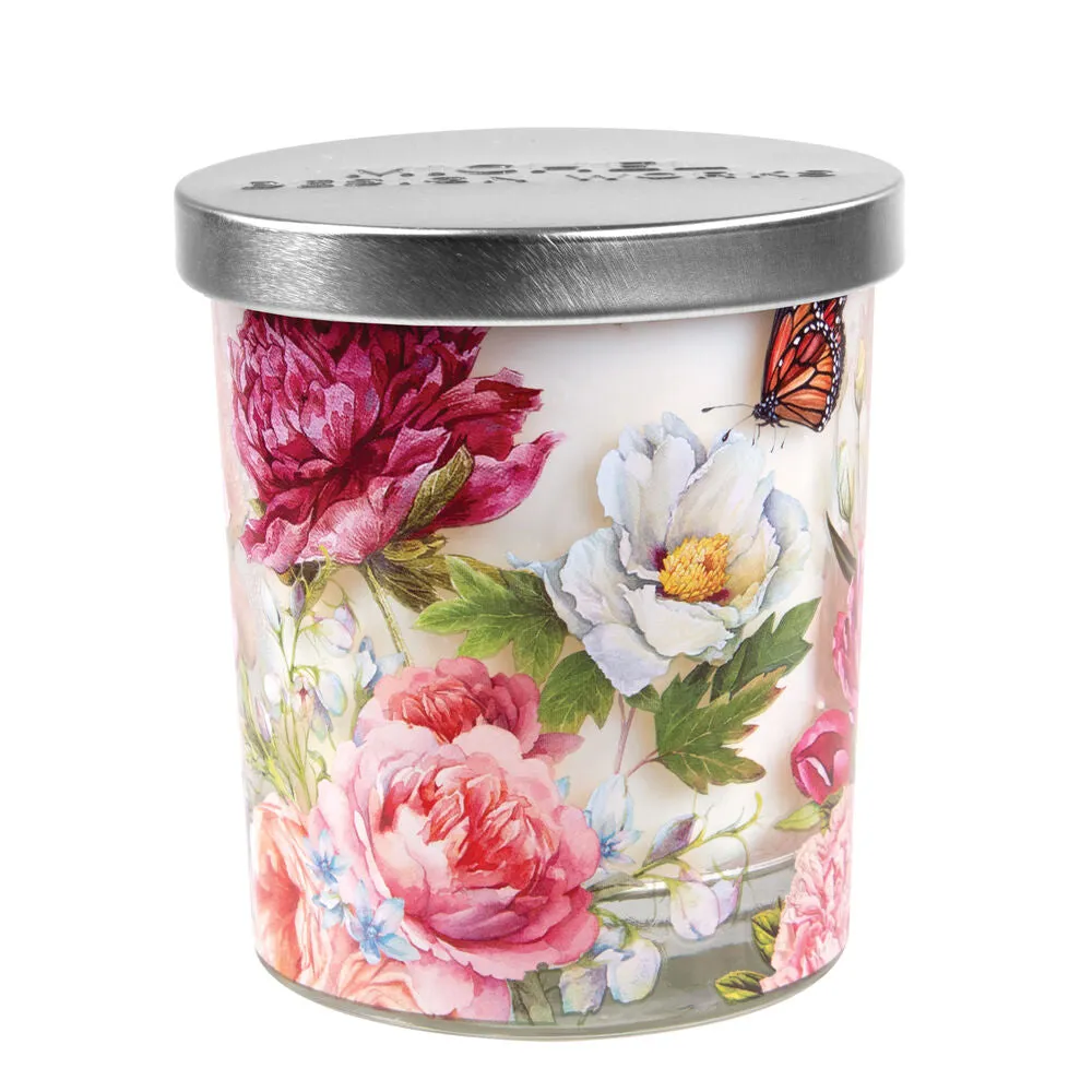 Blush Peony Candle Jar with Lid