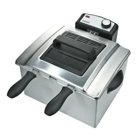 BOURGINI 5 LITRE 2 SECTION DEEP FAT FRYER | 209498