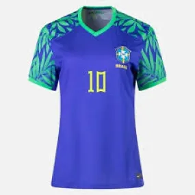 Brazil Away 2023 Womens Large Shirt - Marta 10