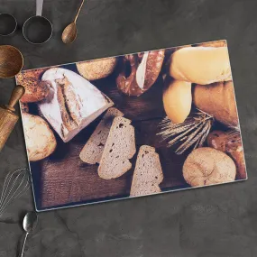 Bread Glass Cutting Board - 30x20cm