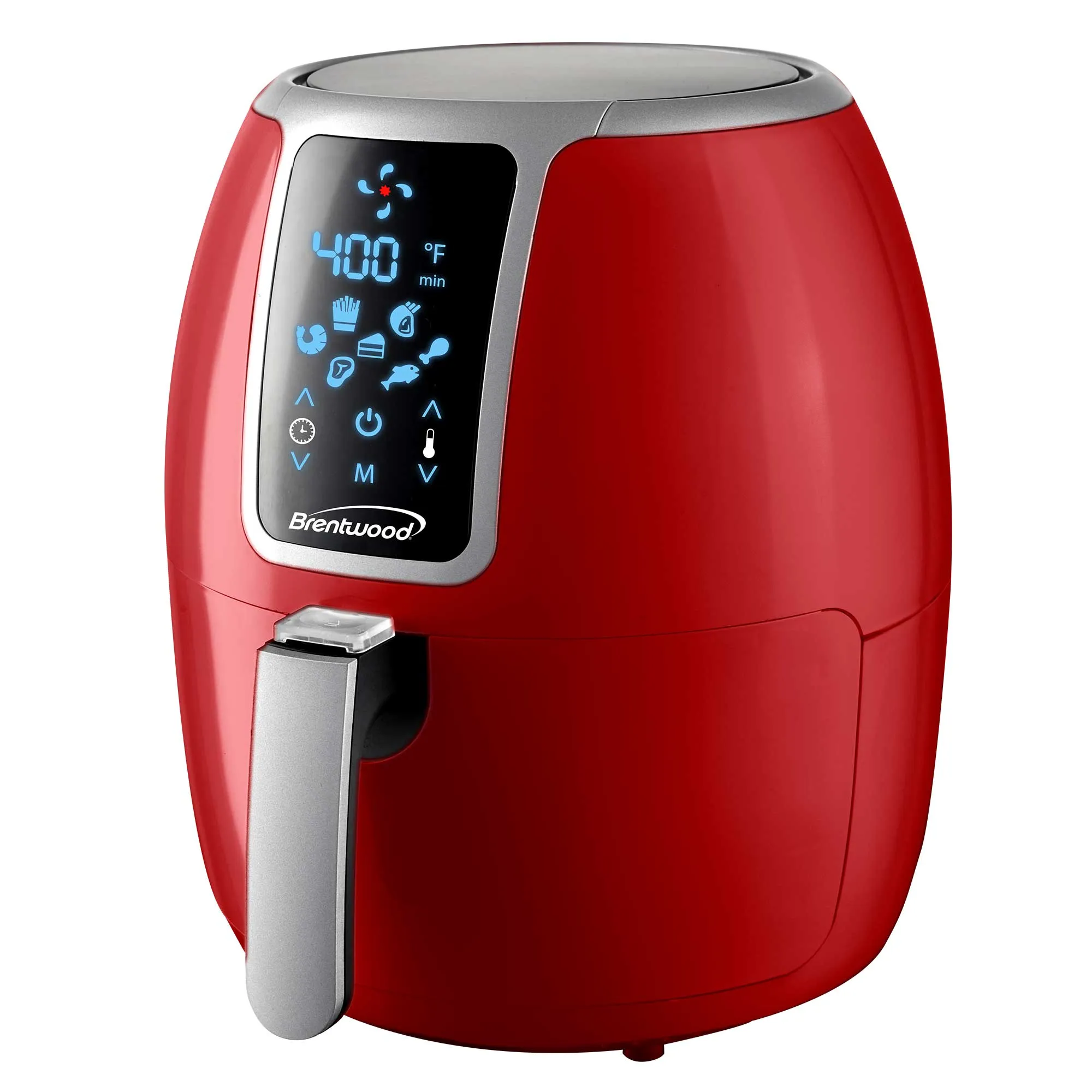 Brentwood AF-400DR 4-Quart Electric Digital Air Fryer, Timer & Temp. Control