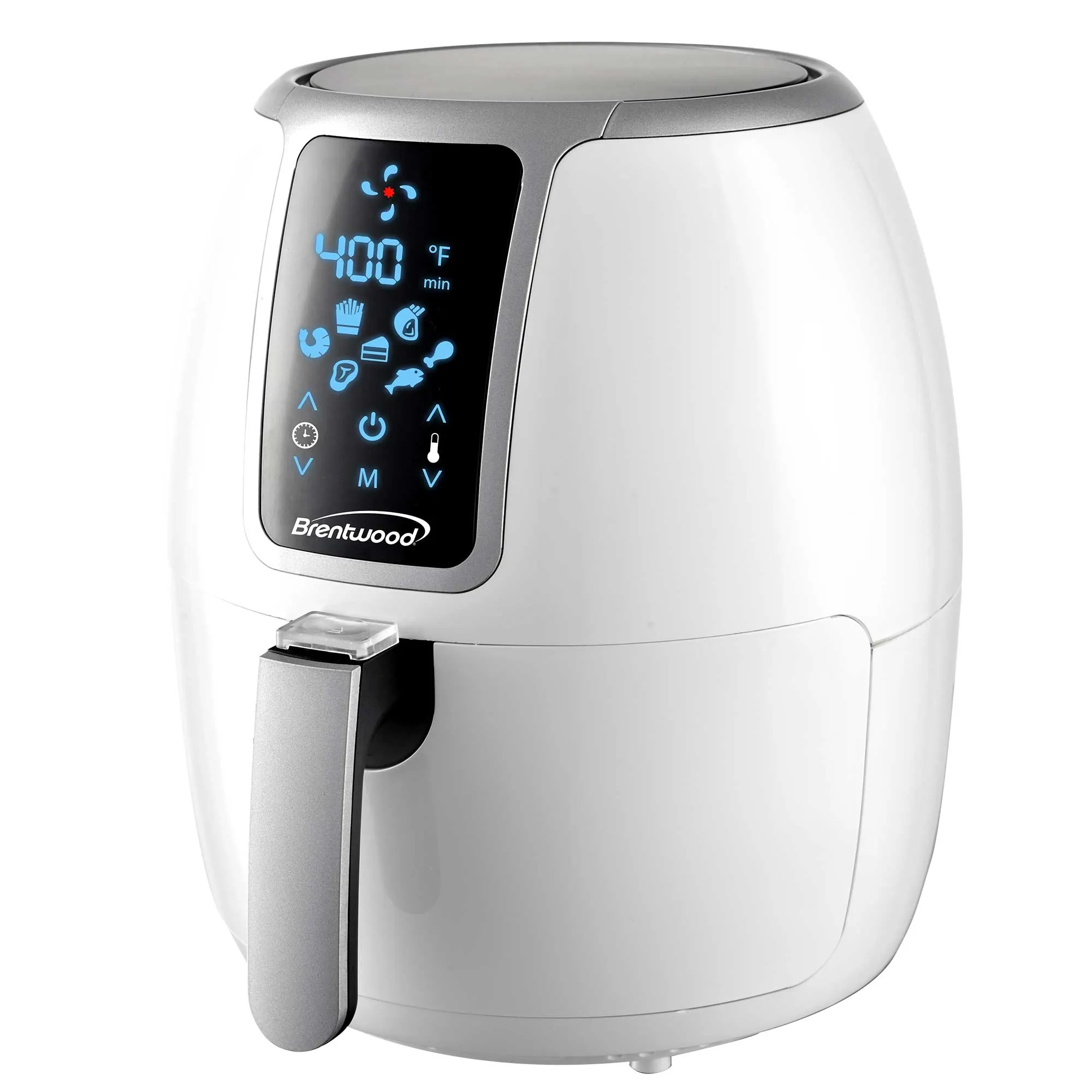 Brentwood AF-400DW 4-Quart Electric Digital Air Fryer, Timer & Temp. Control