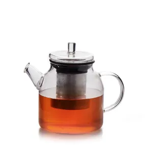 Brew Glass Teapot with Stainless Steel Infuser 1L