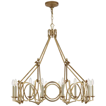 BRITTANY CHANDELIER, VENETIAN GOLD