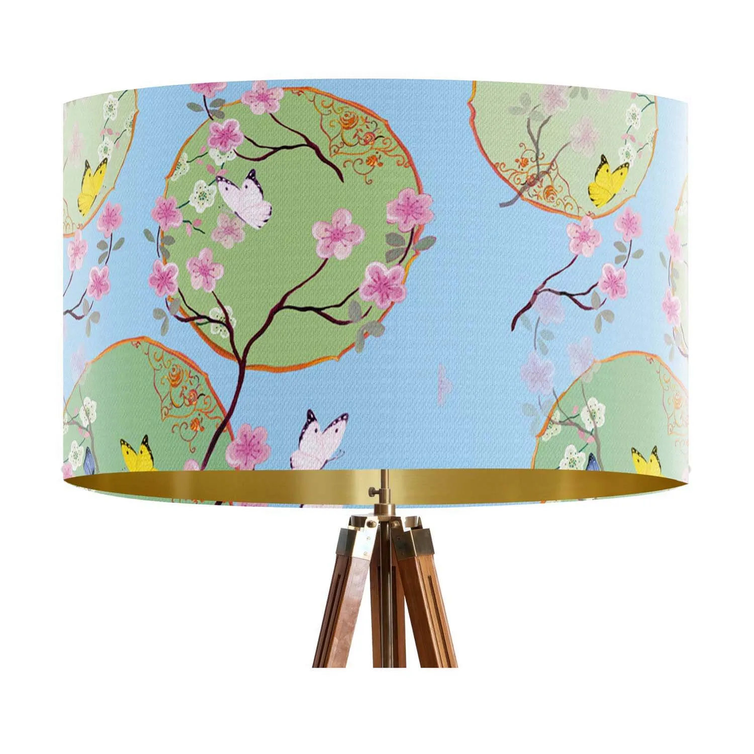 Butterfly Blue Dream -House Of Turnowsky Designer Lampshade