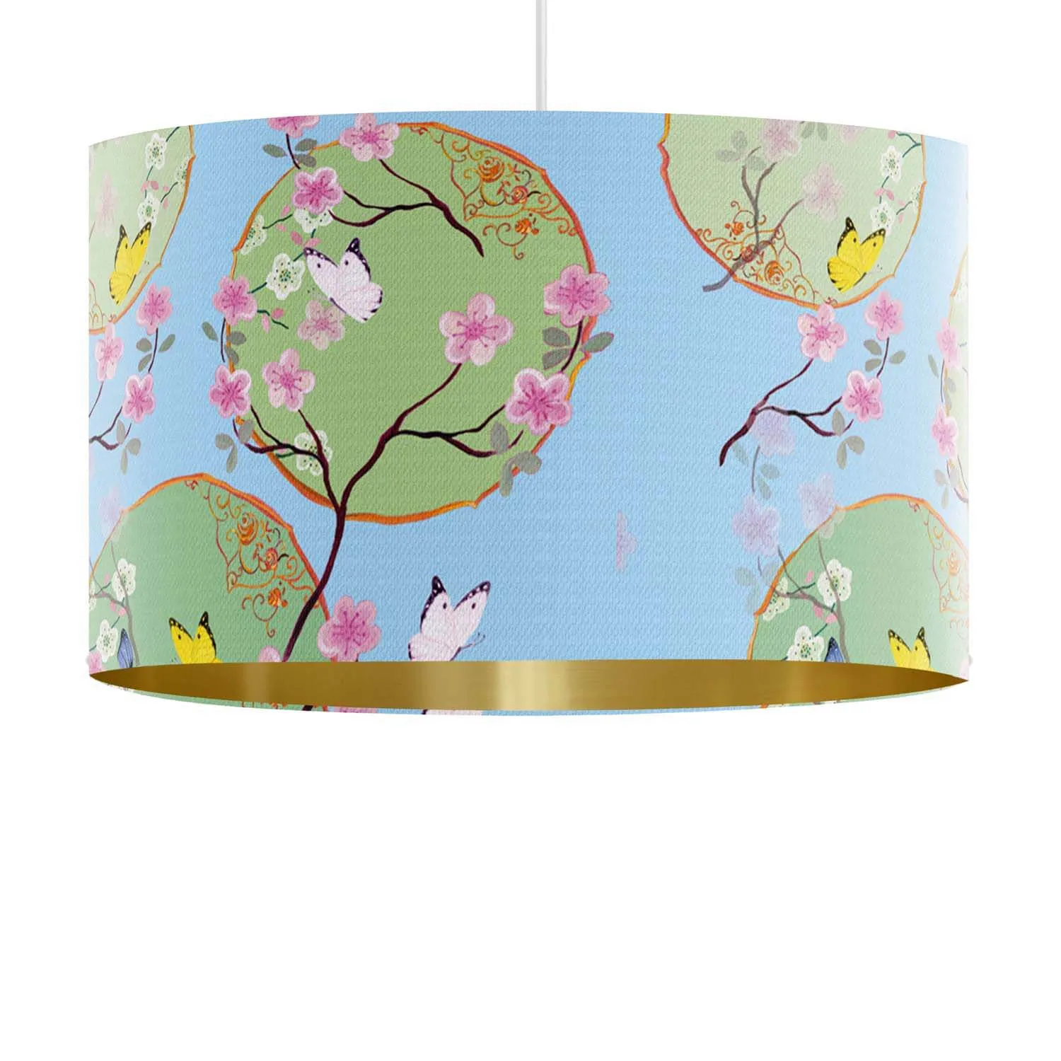 Butterfly Blue Dream -House Of Turnowsky Designer Lampshade