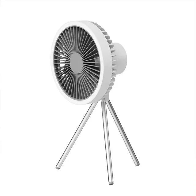 Camping Fan with Light - Best Rechargeable Fan for Camping, 10000mAh 3-in-1 Tent Fan, Light   Powerbank