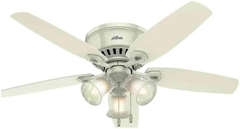 Ceil Fan 52in 5bld W-lght Wht