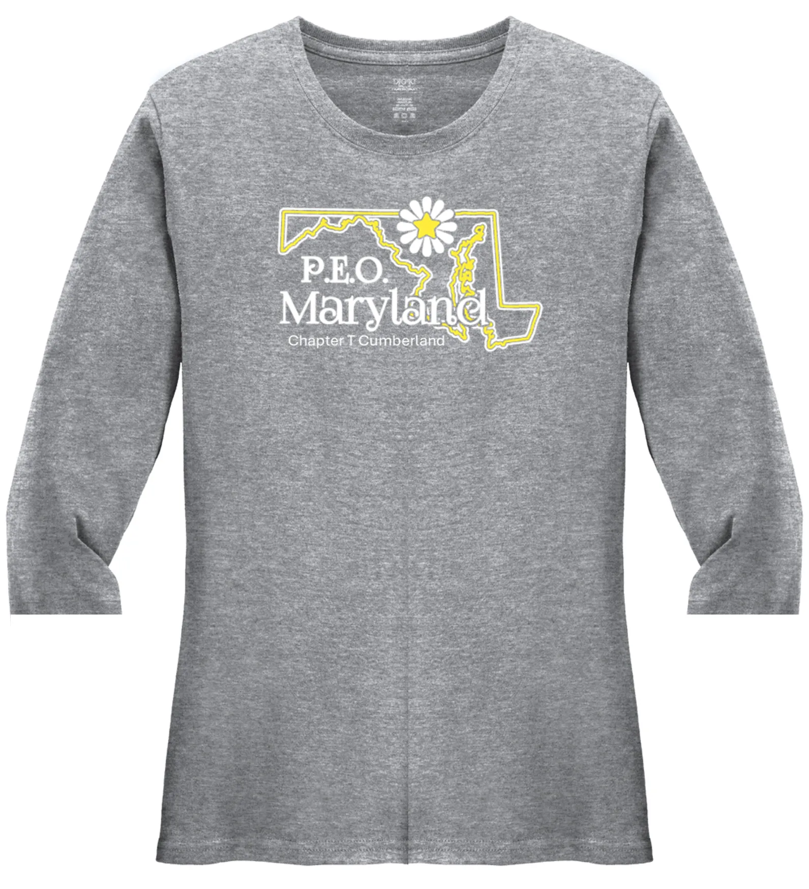 Chapter T  Maryland Cotton Tee ...  VNeck or Crew Neck . . . . . . . . . Ladies Fashion Fit