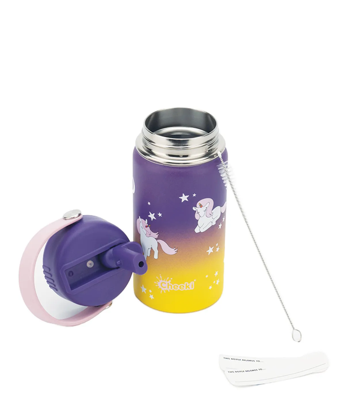 Cheeki 400ml Insulated Adventure Bottle - Unicorn